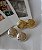 Brinco Organic redondo ouro 18K - Imagem 4